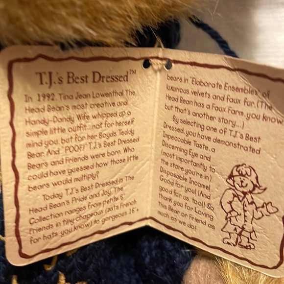 Boyds Bear Longaberger Basket Bear - Picture 6 of 8